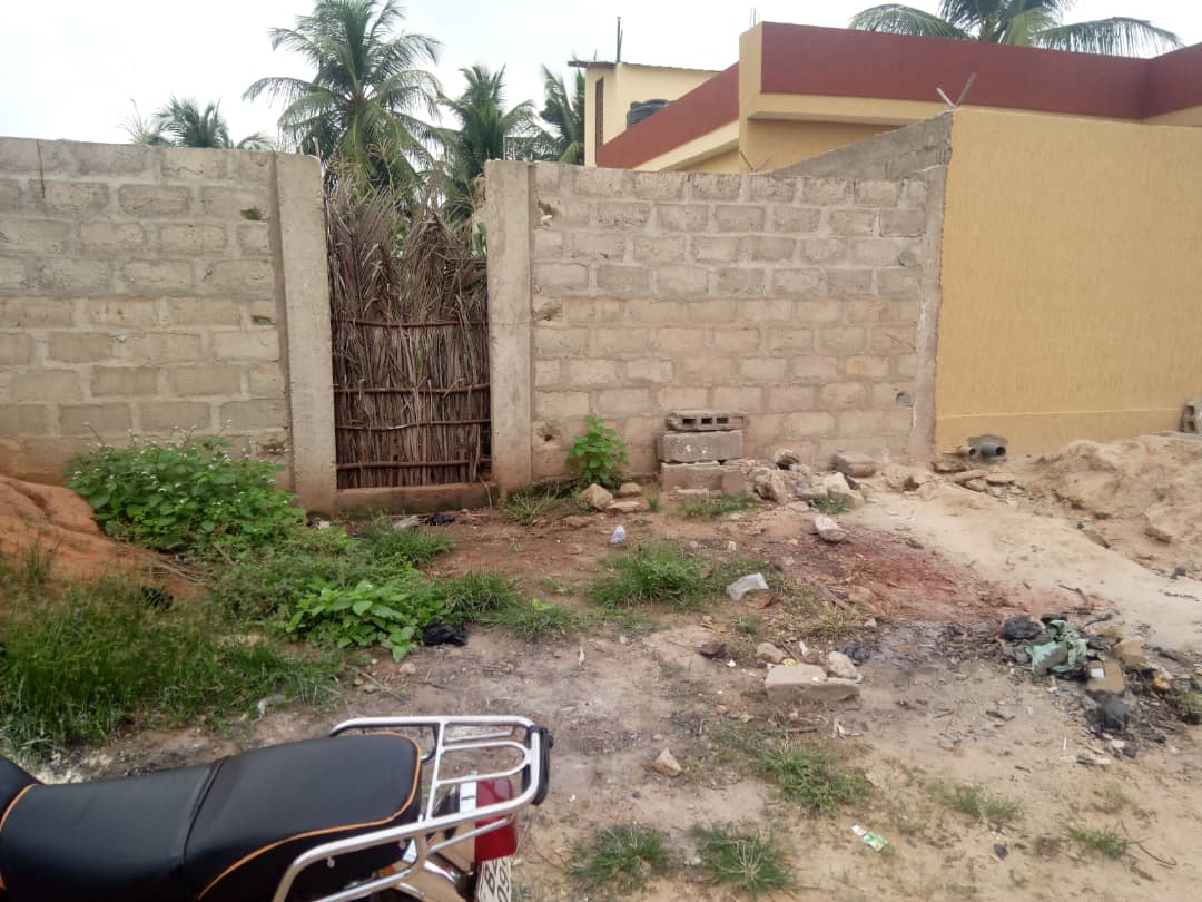 N° 4291 :
                            Terrain à vendre , Sagbado, Lome, Togo : 7 000  000 XOF/vie